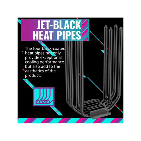 Cooler Master - Hyper 212 Halo 120mm CPU Cooling Fan with Gen 2 RGB Lighting - Black Edition
