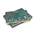 thumbnail image 3 of Pimpernel Sara Miller Woodland Tales Placemats, Set of 4 - Heat Resistant Modern Table Mats Featuring Winter Animals - (15.7” x 11.7”) MDF with Cork Backing for Table Protection, 3 of 5