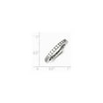 thumbnail image 2 of Sterling Silver Cubic Zirconia Ring - Size 6 - Measures 3mm Wide, 2 of 2