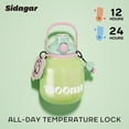 thumbnail image 4 of Sidagar 60oz Stainless Steel Insulated Water Bottle with Handle, Leak-Resistant Straw Lid, Mint Green, 4 of 6