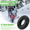 thumbnail image 6 of Keylever 15x6.00-6" Replacement Tire Inner Tubes with TR-13 Straight Valve Stem for Garden Cart, Lawn Mowers, Yard Tractors, ATVs, Wheelbarrows, Hand Trucks, 2 Pack, 6 of 9