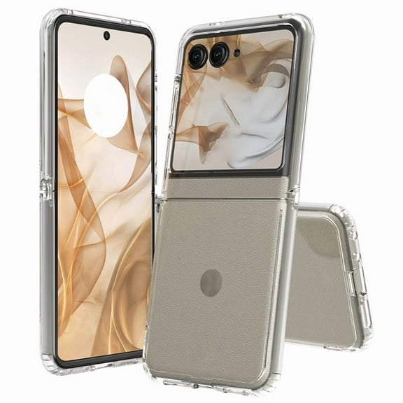 For Motorola Razr 50 / Razr 2024 Scratchproof Acrylic TPU Phone Case (Transparent)