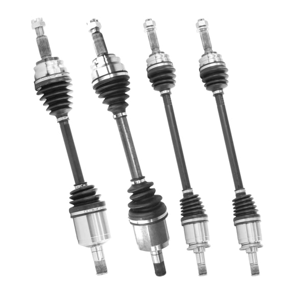 AutoShack Front & Rear CV Axle Shafts for Jeep, Compass 2014-2017 Patriot 2014, 4WD FWD AWD L4 2.0L 2.4L