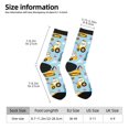 thumbnail image 2 of Balery Building Truck Calcetas Largas con Estampado para Hombre y Mujer – Suaves y Transpirables, Talla Única (US 5-11), 2 of 6