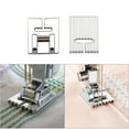thumbnail image 4 of Straight Stitch Foot Presser Long Arm Quilting Machine Silver, 4 of 8