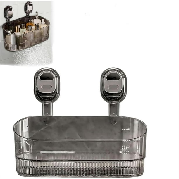 Caja de Almacenamiento con Ventosa, Sin Taladros, para Baño, Gran Capacidad para Baño y Cocina A