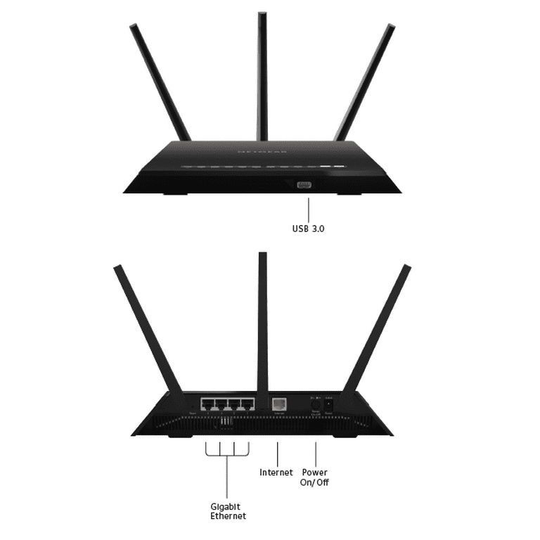 Netgear RAX29-100NAS Nighthawk AX2400 2.4Gbps Dual-Band WiFi 6 Router