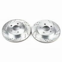Power Stop AR8249XPR Evolution Drilled & Slotted Rotors -Rear