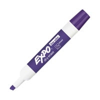 EXPO Low Odor, Chisel Tip, Purple, Pack of 12