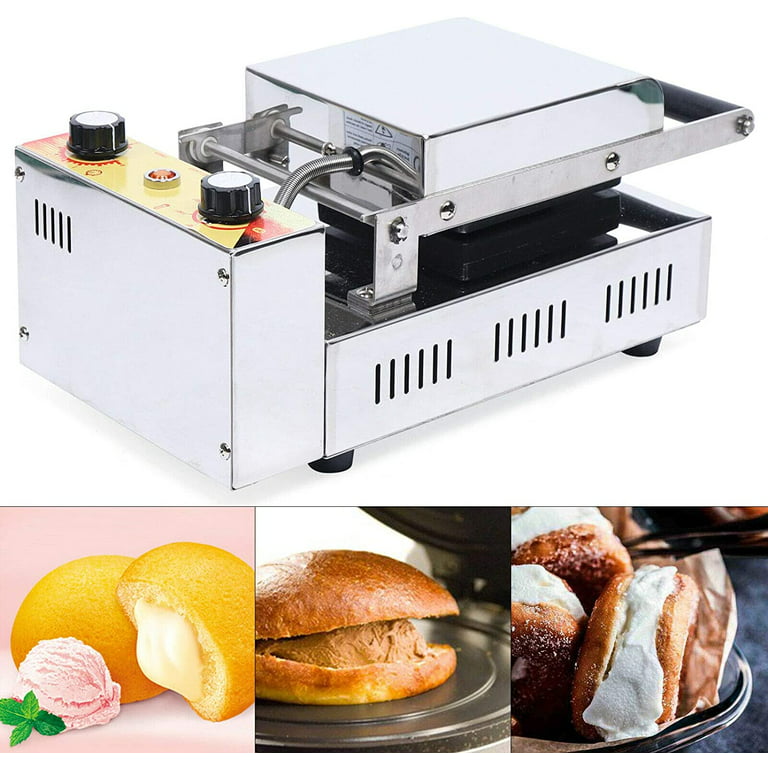 Electric Sandwich Maker Machine Panini Press Machine Maker Baker Machine  Ice Cream Panini Maker 