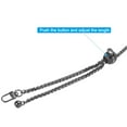 thumbnail image 5 of Uxcell 47 inch Purse Chain Strap Adjustable Handbag Chains Shoulder CrossBody Replacement for Bags Dark Grey, 5 of 6