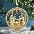 thumbnail image 6 of CuiLiyq Nativity Scene Ornaments, Gifts Boxed Keepsake Christmas Tree Nativity Scene Hanging Ornaments, The Birth of Jesus Decor, Religious Gifts for Christian and Family (3.1 Inch, Acrylic), 6 of 6