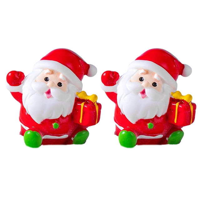 CSChome Christmas Bear Ornament Christmas Bear Ornament Set Mini Cartoon Holiday Desktop Decoration