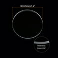 thumbnail image 2 of Uxcell 2pcs 35.5mmx2mm High Transmittance Watch Crystal Lens Glass Round Flat Mineral, 2 of 7