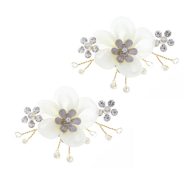 Decoraciones de boda Clips decorativos para zapatos Clip Zapatos de perlas para bombas Joyería de diamantes de imitación - Hebilla de zapato Moda Encantadora
