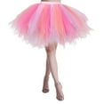 thumbnail image 2 of Womens Tutu Skirt Tulle Skirt - Layered Tulle Ballet Tutu Skirt Prom Party Skirt Elastic Tulle Tutu Skirts Women's Girls Party Favor Dance Tulle Skirts Carnival Costumes for Women, 2 of 4