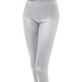 thumbnail image 3 of FashionOutfit Women's Faux Leather Foil Leggings, 3 of 3