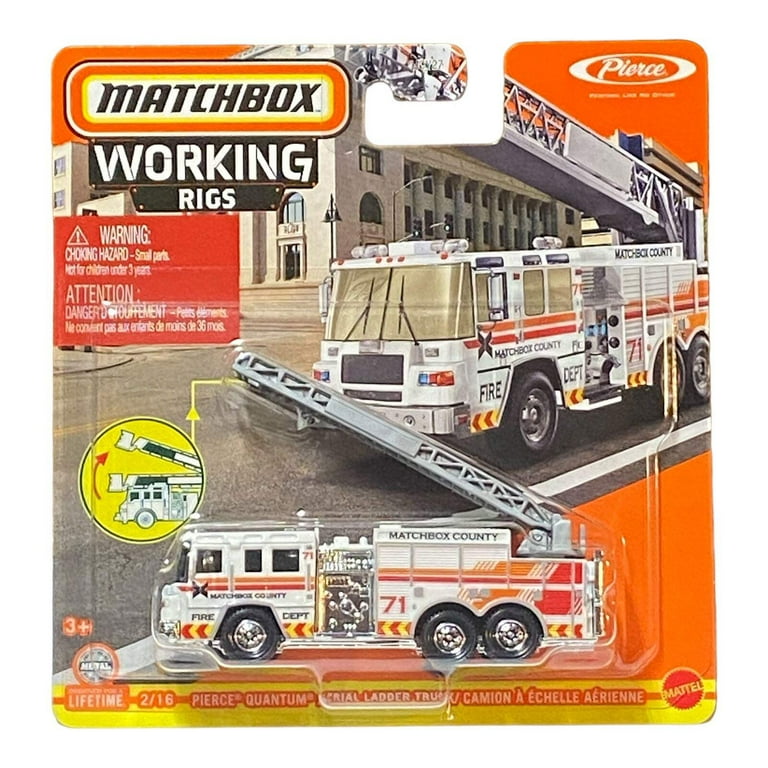 Matchbox Working Rigs Pierce Quantum Diecast Vehicle, Aerial