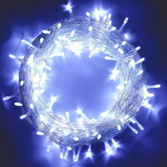 Cadena de luces MYGOTO de 10 m, 100 LED, impermeables, 8 modos, 30 V