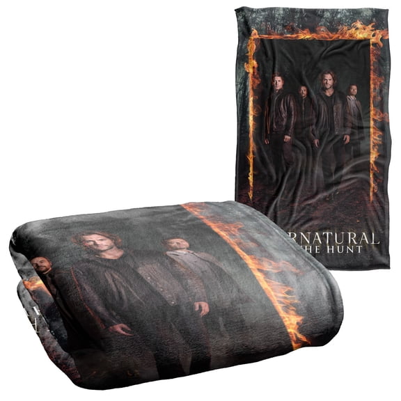 Supernatural Fire Frame Silky Touch Super Soft Throw Blanket 36" x 58"
