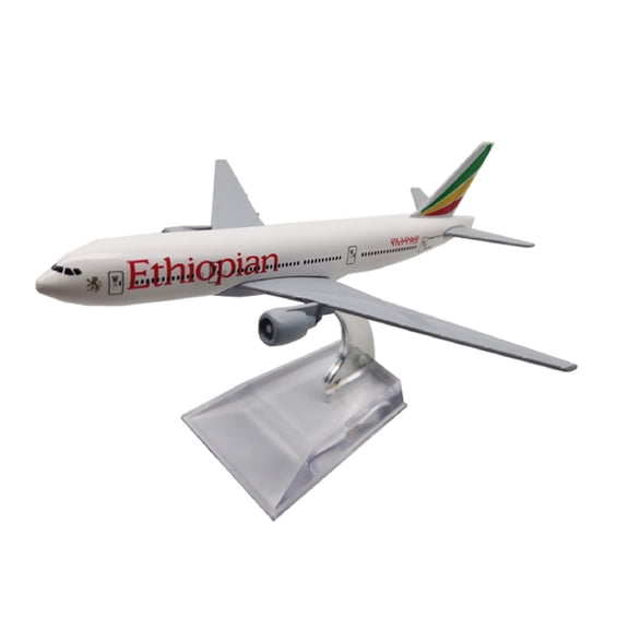Simulation Aircraft Model 1:400 Alloy Ethiopian Cargo B777F Aircraft Model for Military Enthusiasts Aviation Model Decor TAPDRA Accessories