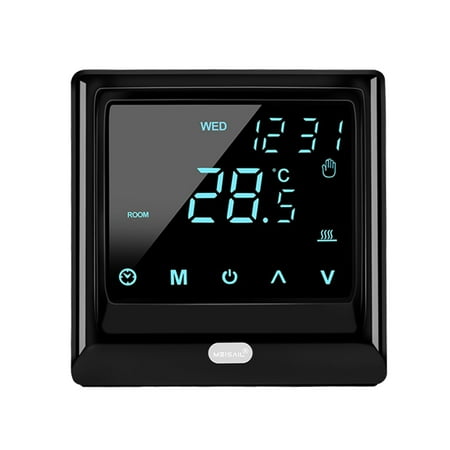 

Tomshine Smart Thermostat 16A Digital Controller APP Remote Control Weekly Circulation Programmable Electric Underfloor Heating with Large Touch Screen for Home School Office Hotel