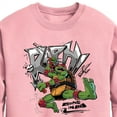 thumbnail image 2 of Teenage Mutant Ninja Turtles: Mutant Mayhem - Raphael Going In Loud - Toddler And Youth Crewneck Fleece Sweatshirt, 2 of 4