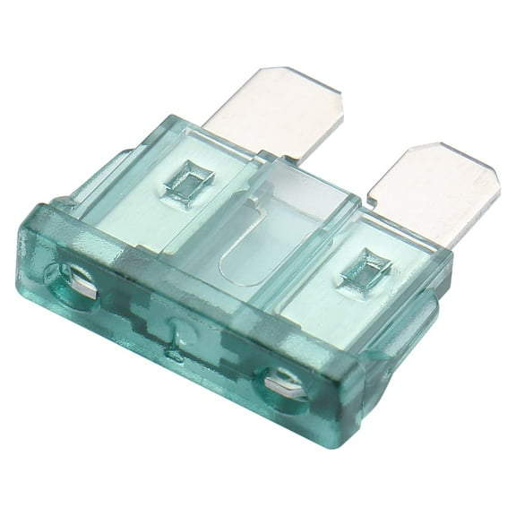 Clear Green ATO/ATC 1 Amp Fast-Acting Automotive Blade Fuses - Pack of 25