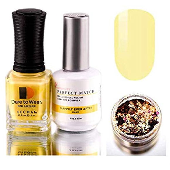 Pulimento en gel y esmalte de uñas Perfect Match Lechat Keep It Shiny