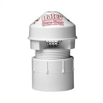 Oatey 1-1/2 in. Air Admittance Valve with PVC Adapter 6 DFU Capacity in White - 39228