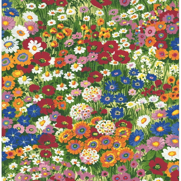NextWall Multicolored Floral Meadow Peel and Stick Wallpaper