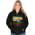 thumbnail image 4 of 90s Retro Original Gamer Quote Zip Up Hoodie Men's Women's Brisco Brands L, 4 of 6