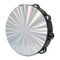 thumbnail image 1 of Nueva Pandereta Reflectante de Percusión de Doble Hilera de 10 "para Banda de Yuyangstore Pandereta radiante de 10 pulgadas, 1 of 8