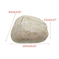 thumbnail image 3 of Garden Key Box Rock Hide In Stone Security Safe Storage Box Outdoor Safe Secret Stash Box Realistic Key Holder Decor, 3 of 8