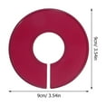 thumbnail image 2 of IFANLANDOR 10pcs Hanger Size Divider for Clothes with Round Shape and Assorted Color, 2 of 6
