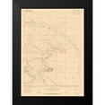 thumbnail image 2 of USGS 14x18 Black Modern Framed Museum Art Print Titled - Arcola Wyoming Quad - USGS 1963, 2 of 5