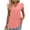 3# Light pink, variant on Women's Casual V Neck Babydoll Tank Top Sleeveless Ruffle Hem Peplum Shirt Hot Pink S
