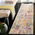 thumbnail image 2 of SAFAVIEH Madison Marais Abstract Runner Rug, Beige/Yellow, 2'3" x 8', 2 of 7