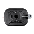 thumbnail image 3 of 2X PVC Inflatable Boat Fishing Rod Holder Mount Kayak Surfing Board Electronics Fixer Fish GPS Glue-on Mount Pad,2 X Inflatable Boat Rod Mount Base,Black, 3 of 6