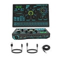thumbnail image 1 of Live Sound Card USB Sound Mixer Professional Mixing Console Amplifier for Live Sing PC Cellphone, 1 of 5