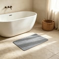 thumbnail image 4 of BSMAT Stone Bath Mat Diatomaceous Earth Shower Mat, 24"x16" Extra Thick Ultra Soft Bath Mat, Non-Slip Super Absorbent Diatomite Stone Mats for Bathroom Floor, Quick-Drying Easy to Clean(Dark Gray), 4 of 6