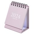 thumbnail image 1 of Mini Calendario De Escritorio 2024, Bobina De Alambre Doble, Planificador Diario De Oficina Para Planificación Del Hogar Y La Oficina, 105x75mm, 1 of 7