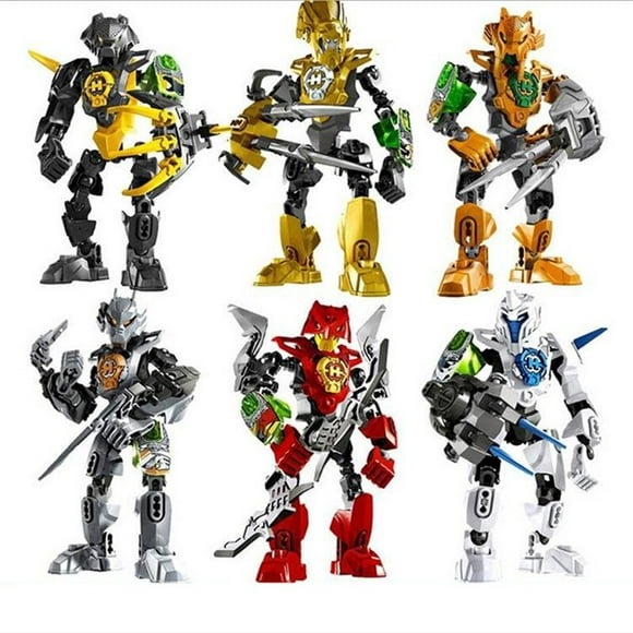 Star Guerrier Soldats Bionicle Héros Usine Surtension Evo Stringer Robots Chiffres Briques Briques Jouets pour Enfants