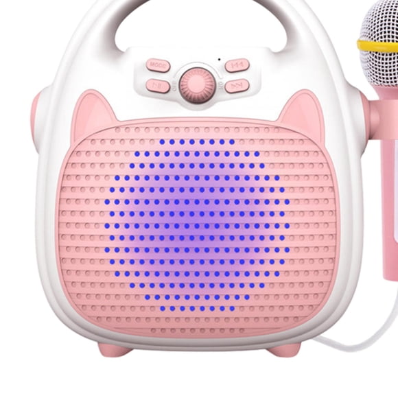Altav de Máquina de para con 1 Micrófonos, Juguete para Niñas Y , LED Incorporado para Interiores Y Exteriores , Hugo máquina de karaoke bluetooth