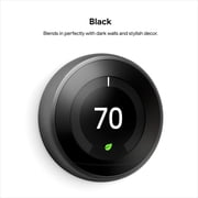 Nest Learning Thermostat, Easy Control for Every Room, Stainless Steel (3rd Gen)
