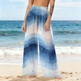thumbnail image 5 of Gamivast Womens Swimwear Cover Ups High Waisted Sheer Mesh Wide Leg Beach Pants Flowy Transparent Trousers for Summer Tropical Holiday Resort Wear Outfits, 5 of 7