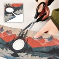 thumbnail image 6 of Yayeee Faucet Mat for Kitchen Sink 14.7" Diatomite Long Splash Guard Pad, Mountains at Dawn, 6 of 7