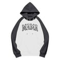 thumbnail image 4 of QQAMB Oversized Sweatshirts for Women Mama Letter Printed Drawstring Fall Winter Trendy Hoodies Sweatshirts with Pocket Black 3XL, 4 of 4