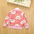 thumbnail image 5 of BULLPIANO Toddler Baby Kids Girl Winter Warm Sweater Outwear Cardigan Coat for 1-3 Years, 5 of 11