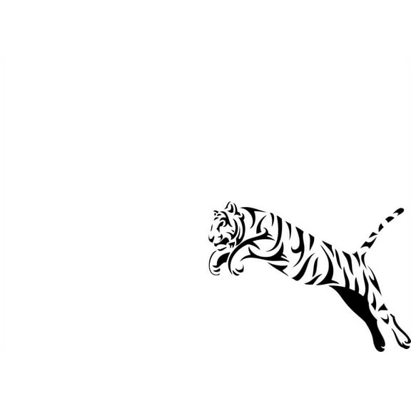 Wall Design Pieces Tiger Kids Boys Bed Room 16 X 32 Inches